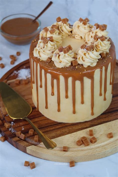 Salted Caramel Cake - Gills Bakes and Cakes