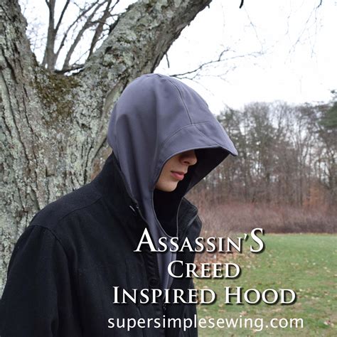 Hood Sewing Pattern Assassins Creed Inspired Hood Sewing Pattern ...