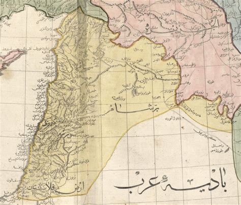 Ottoman map of Syria (1803) [4203 × 3579] : oldmaps