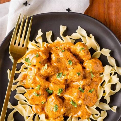 Easy Hungarian Chicken Paprikash - Unsophisticook