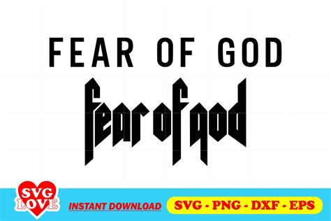 Fear Of God Logo SVG - Gravectory