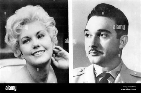 Gerüchte über Romanze flogen in Hollywood über Rafael Trujillo Jr. und Schauspielerin Kim Novak ...