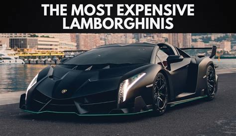 The 10 Most Expensive Lamborghinis in the World (2022) | Wealthy Gorilla