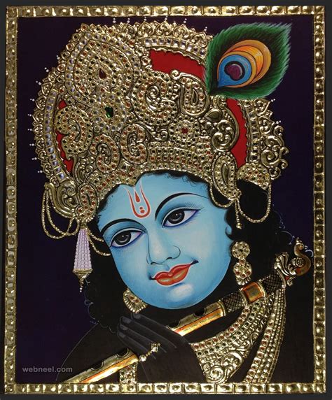 25 Beautiful Tanjore Paintings - Traditional Indian Paintings Thanjavur Art