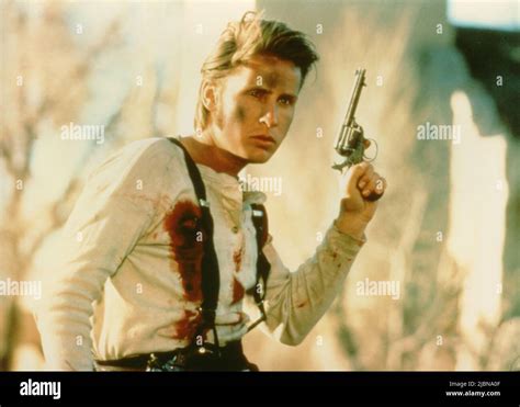 American actor Emilio Estevez in the movie Young Guns, USA 1988 Stock Photo - Alamy