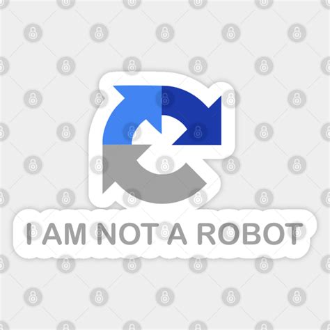 I Am Not A Robot - Internet - Sticker