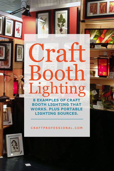 Booth Lighting Ideas