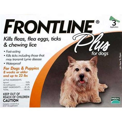 Flea Control Plus for Dogs And Puppies 11-22 lbs 3 Pack | Flea and Tick