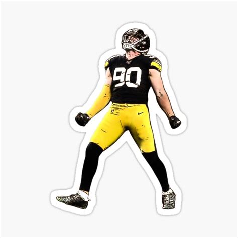 "TJ Watt - Celebration" Sticker for Sale by DboyDesigns | Redbubble