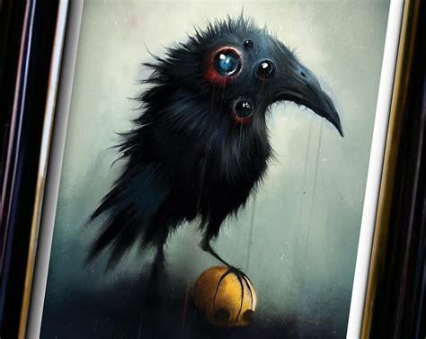 Scary Crow Art