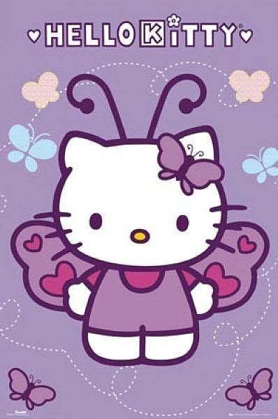 Hello Kitty : Butterfly - Mini Poster 40cm x 50cm (new & sealed) | Hello kitty картинки, Hello ...