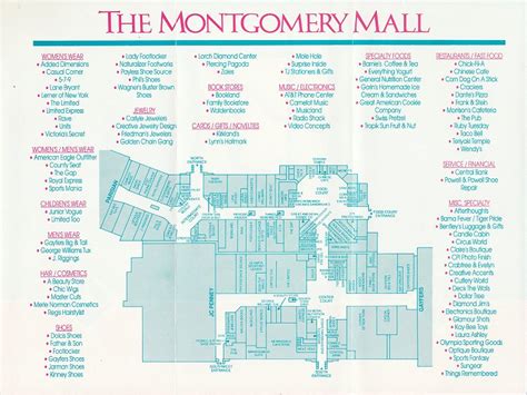 montgomery mall food court map - Granville Gatlin