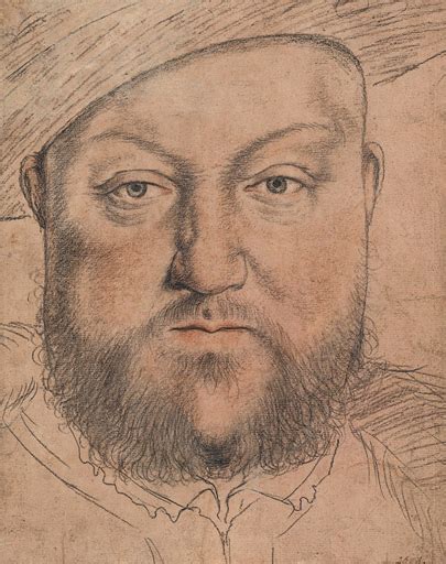 File:Henry VIII, drawing, workshop of Hans Holbein the Younger.jpg ...