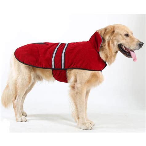 Pet Products Dog Raincoat Large Dog Raincoat Waterproof Jacket dog Warm Clothes New High Quality ...