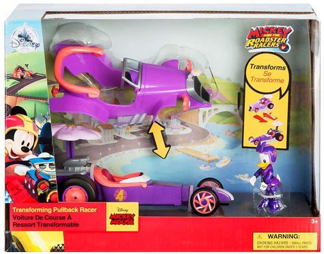 Disney Mickey Roadster Racers Daisy Duck Exclusive Transforming Pullback Racer 2017 - ToyWiz