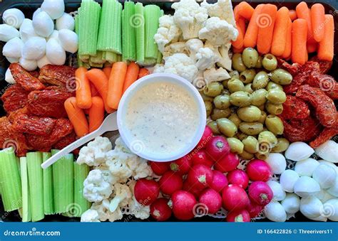 Healthy Vegetable Snacks Close-up Stock Photo - Image of healthcare, appetizer: 166422826