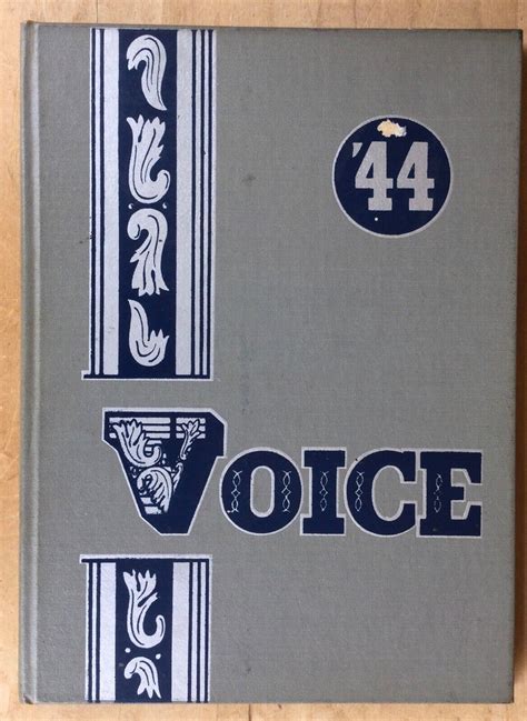 1944 Bassick High School Yearbook The Voice Bridgeport CT owned by Fairfax Mason for Sale ...