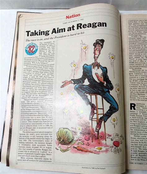 Time Magazine October 11 1982 Jimmy Carter Memoirs Reaganomics Middle – TulipStuff