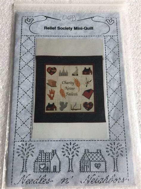 Charity Never Faileth LDS Mormon Wall Quilt Sewing Pattern UC | Etsy | Quilt sewing patterns ...