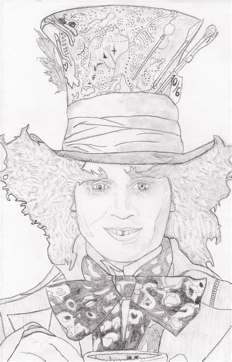 Johnny Depp "Mad Hatter" (2010 Alice In Wonderland) Johnny Depp Mad ...