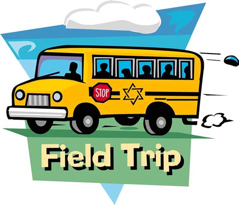 Bus Field Trip Cartoon - School Educational Field Trip Clipart - Full ...