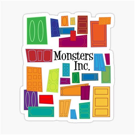 "Monsters Inc" Sticker for Sale by AnnbleBee | Redbubble