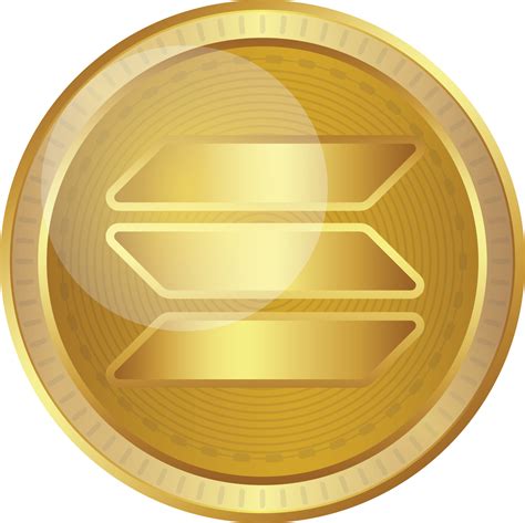 Solana SOL coin 24239838 PNG