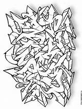 Graffiti coloring pages sketch template
