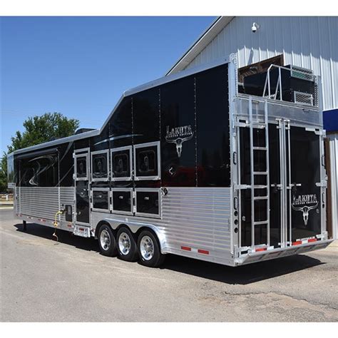 2021 Lakota Big Horn 4 Horse 18' PC Load Super Slide Trailer