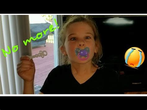 NO More Pacifier!! - YouTube