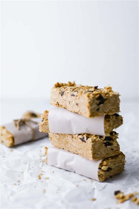 No-Bake Oatmeal Protein Bars - Jar Of Lemons