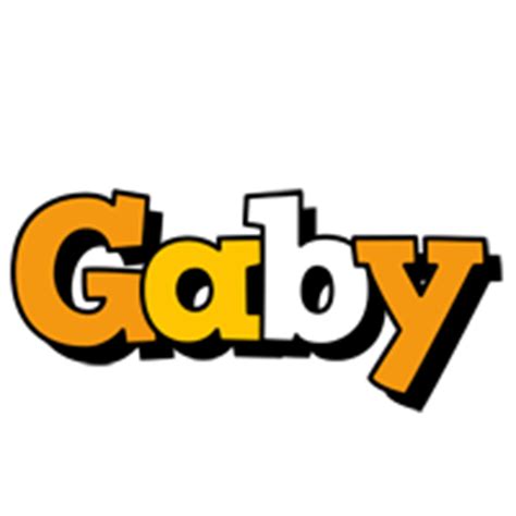 Gaby Logo | Name Logo Generator - Popstar, Love Panda, Cartoon, Soccer, America Style