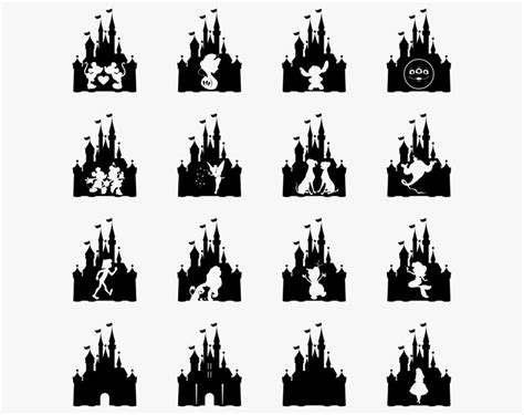 Disney Castle Outline Picture