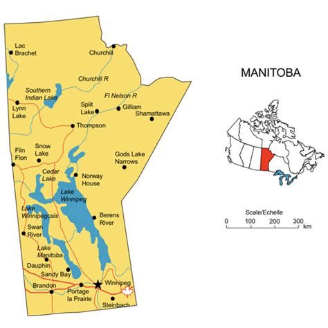 Province Of Manitoba Map - Briana Teresita