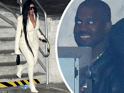 Kanye West leaves listening party with Kim Kardashian clone Chaney ...