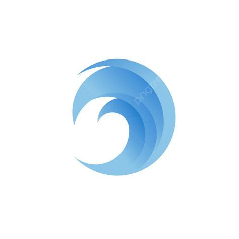 Blue Wave Logo Vector Art PNG, Blue Wave Logo Vector, Modern, Water ...