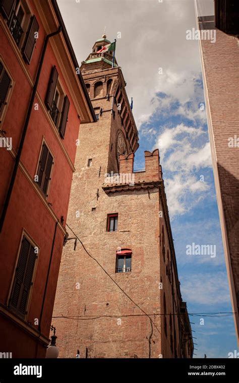 Bologna, Italy: historic architecture detail of some buildings Stock ...