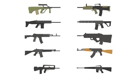 Low Poly Rifle Pack by Jaks