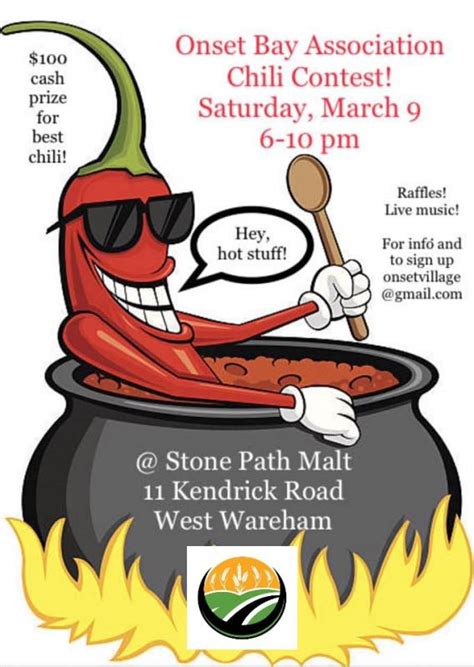 Annual Chili Contest Saturday, March 9th | Wareham