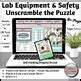 Science Lab Safety Symbols & Equipment Unscramble the Puzzle Digital Activity