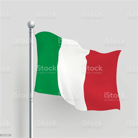 Bendera Italia Vektor 3d Ilustrasi Stok - Unduh Gambar Sekarang ...