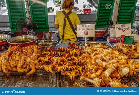 Food Market in Bangkok, Thailand Editorial Stock Image - Image of ...