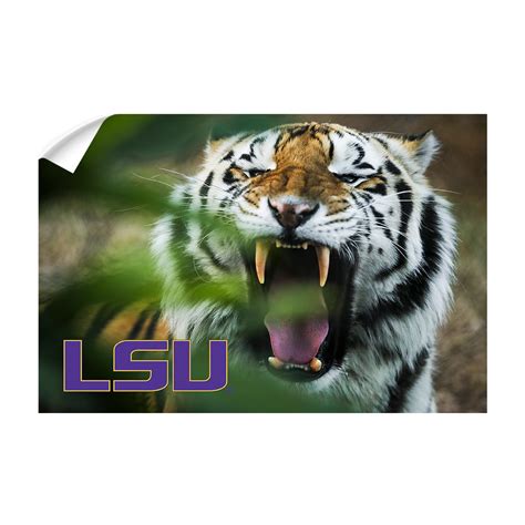 LSU Tigers "Mike the Tiger" Officially Licensed Wall Art - College Wall Art