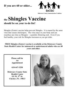 Shingles Vaccine