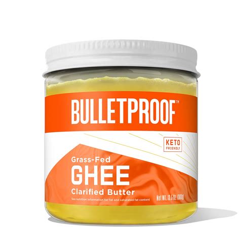 Grass Fed Ghee, 13.5 Oz, Bulletproof 100% Grass Fed, Pasture Raised ...