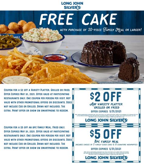 $2 off any variety platter & more at Long John Silvers restaurants #longjohnsilvers | The ...