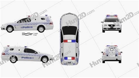 Holden Commodore ute Evoke Polícia 2013 Blueprint in PNG - Download ...