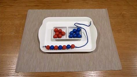 Threading Beads in a Pattern - YouTube