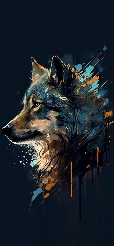 Wolf Dark Art Wallpapers - Wolf Aesthetic Wallpapers for iPhone 4k