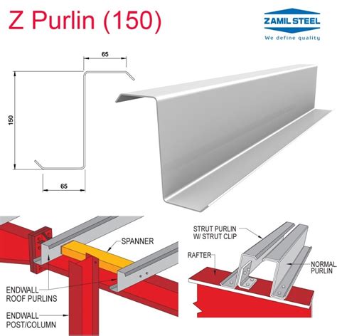 Z Purlins at best price in Pune by Zamil Steel Buildings India Private ...